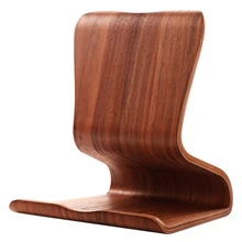 Walnut Color Tablet Stand Premium Hard Natural Wood Stand Holder for iPad Mini iPad Air E-readers Most Other Tablets (MM580)