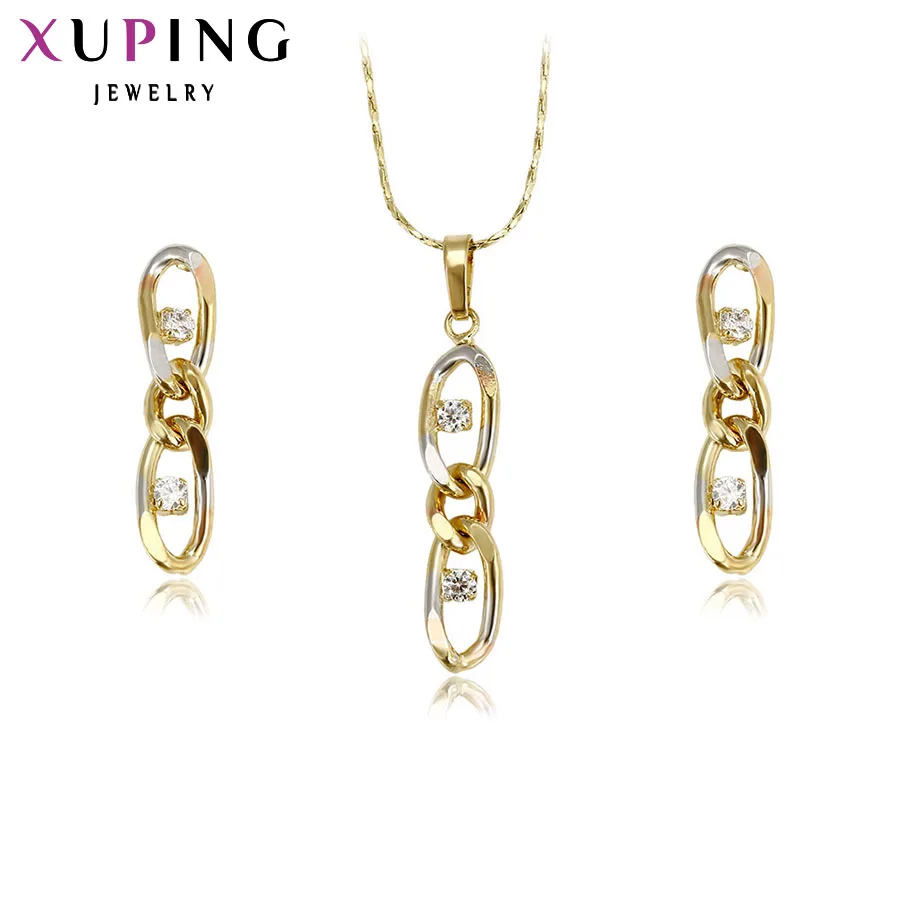 

Xuping Fashion Sets 2017 New Arrival Luxury Style Jewelry Sets Multi-color Plated Women Party Promotion S39,2-63371