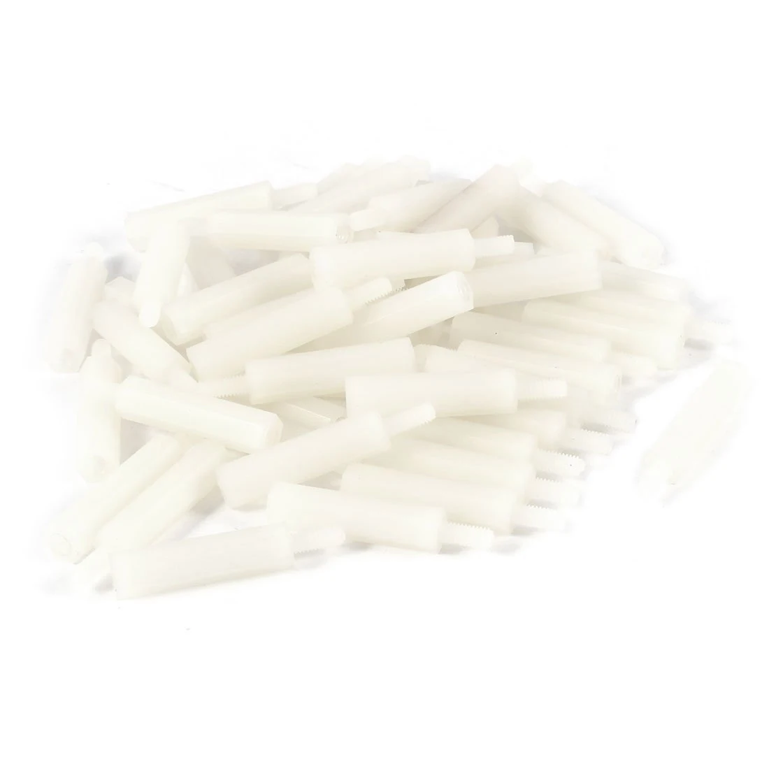 

50 Pcs Nylon Hex Hexagonal Standoff Spacer Female to Male M2.5x20+6mm