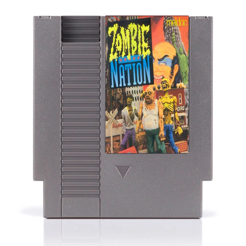 

Zombie Nation 8 Bit Game Card for 72 Pins Game Players