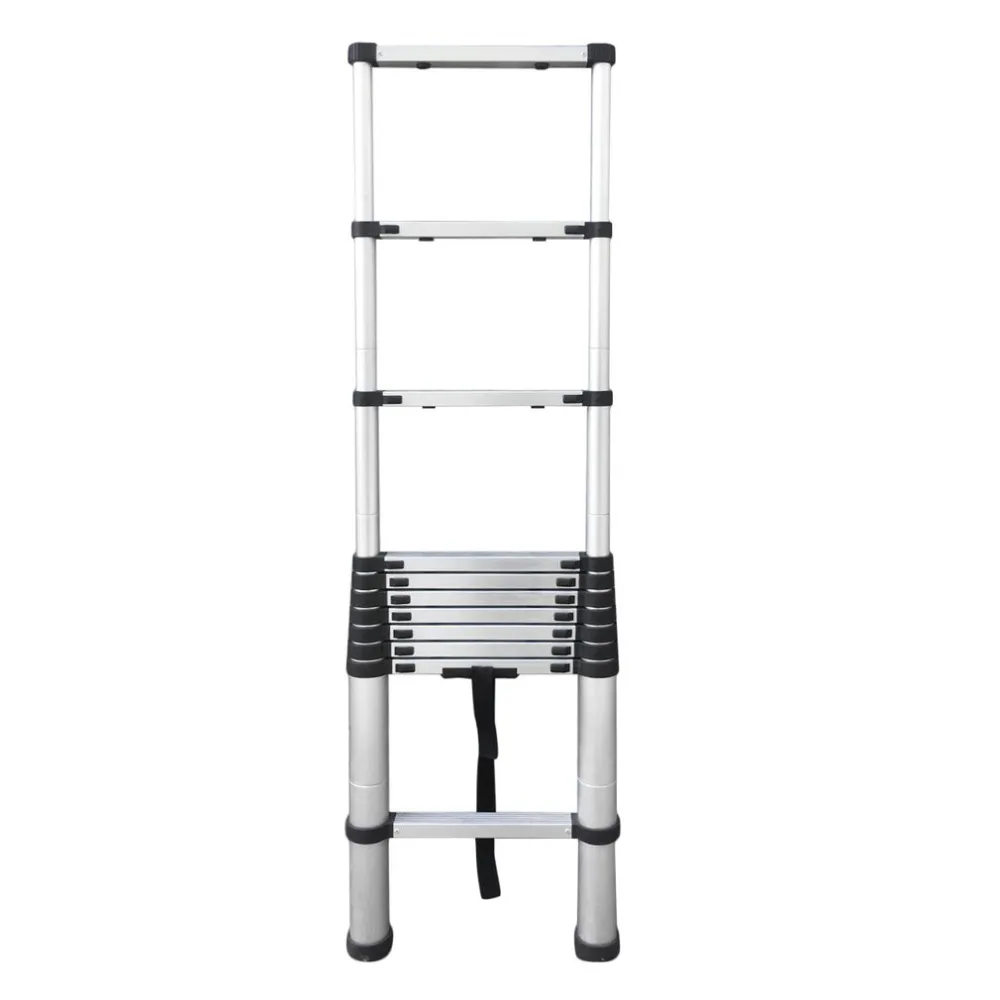 

Length 3.2M Thickening Aluminum Ladder Household Retractable Ladder Multifunctional Folding Single Telescopic Ladder Home Tools