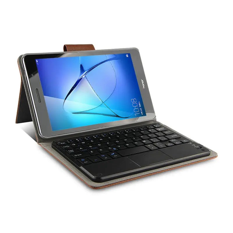 Case For Huawei MediaPad T3 8.0 Protective Wireless Bluetooth keyboard Smart cover Leather Tablet KOB-W09 L09 Cases PU Protector