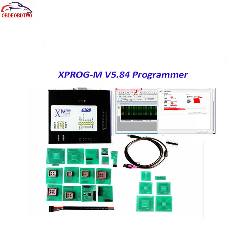 Новое поступление XPROG V5.84 программист Черный Box 5 84 ЭКЮ Обновлено V5.74 V5.72 V5.70 V5.60 XPROG-M