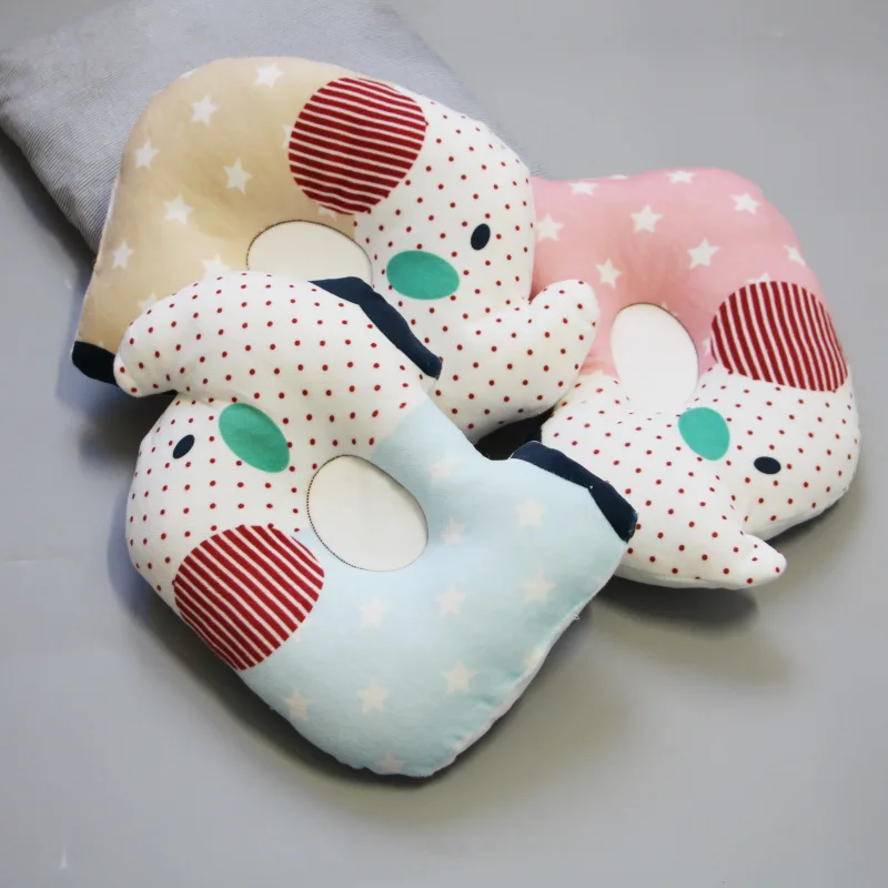 Подушка для младенца мультфильм паз в форме подушки PP хлопок многофункциональный предотвратить против скатывания малыша младенческой защитная подушка
