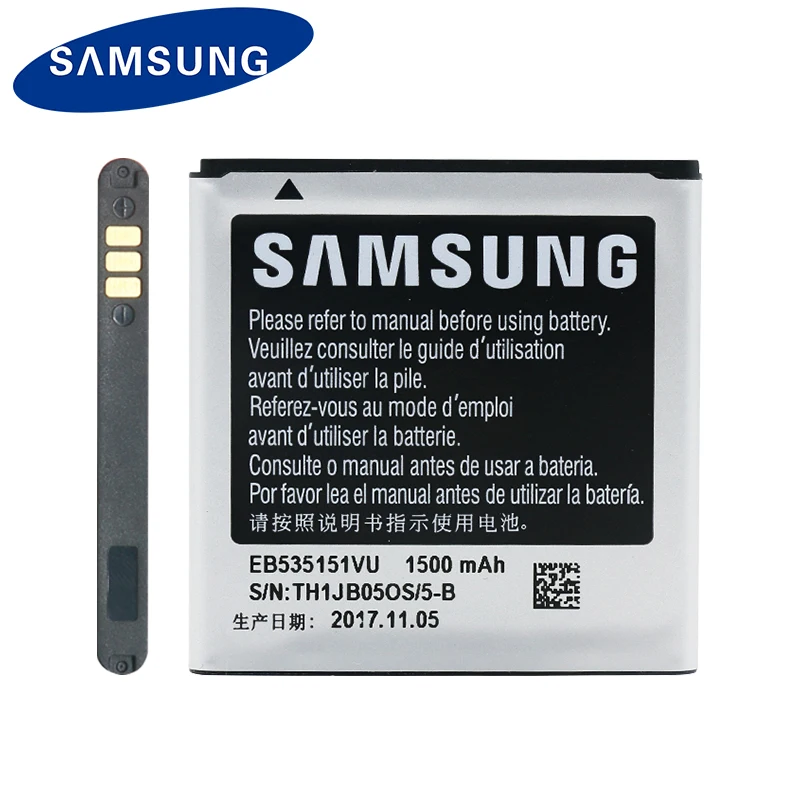 Samsung 100% Оригинальные Замена Батарея для samsung Galaxy S Advance i9070 I659 B9120 I9070P 1500 мАч EB535151VU |