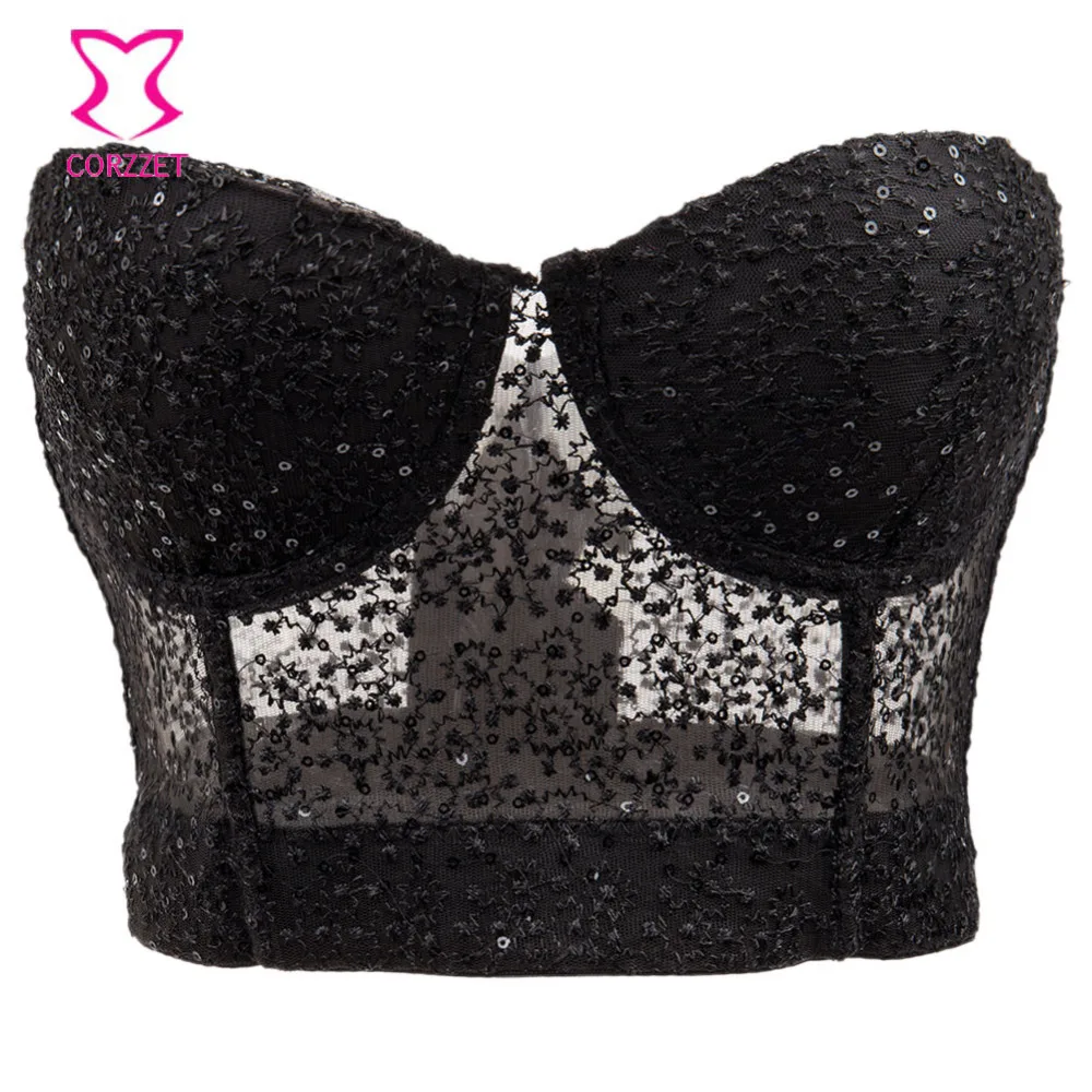 strapless bra crop top