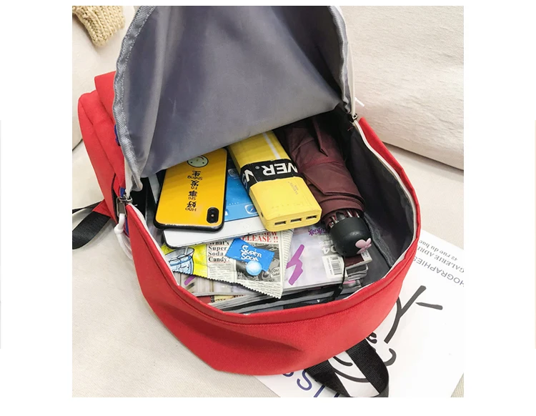 Menghuo Women Backpack Waterproof Nylon School Bags for Teenager Girls Female Preppy Style Small Backpack Mochilas Women Bag New_39