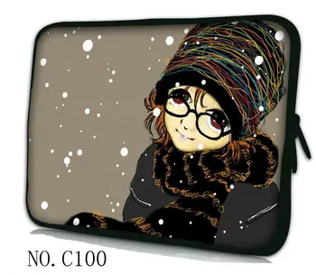 

Lovely Girl Computer Soft Neoprene Laptop Bag Cases Notebook Sleeve 10'',12",13",14" ,15" &17" Inch Tablet PC Cover
