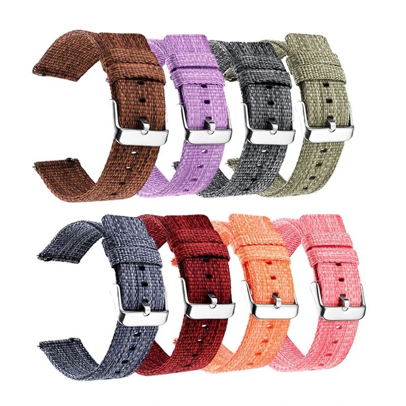 Hangrui 20 мм нейлоновый ремешок для Amazfit bip Смарт-часы спортивные браслеты 22 Pace нейлон