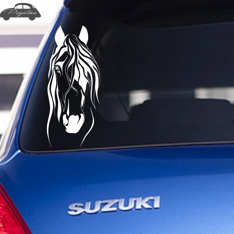 Horse Decal Sticker Car Rear Glass Posters Vinyl Wall Decals Decor