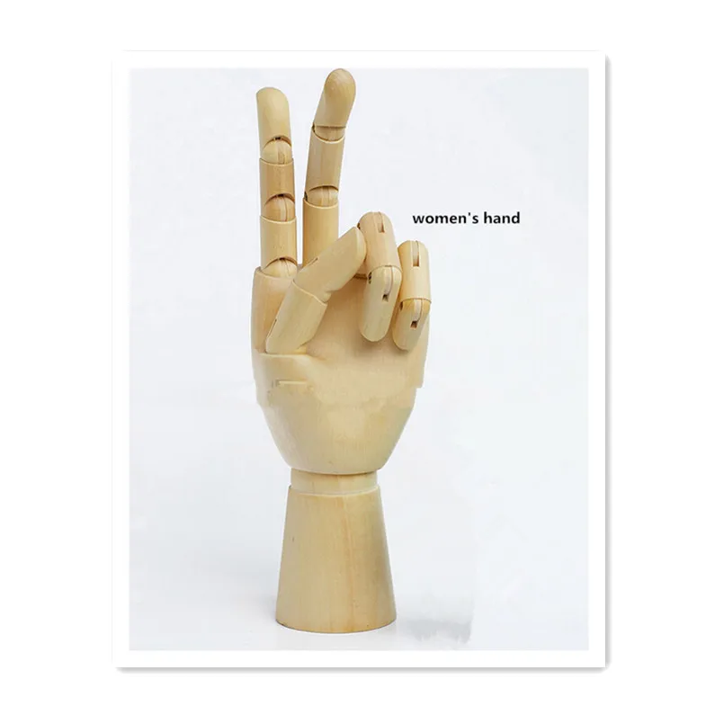 Articulated Wooden Hand Mannequin-MannequinHandArticulated