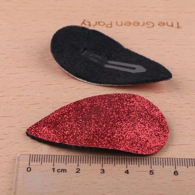 Новые 10 шт. 30 PU ткань украшены Овальный Круглый прямоугольное ювелирное изделие зажимы ювелирная застежка для волос Детские Детская клипса