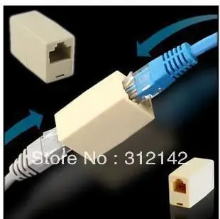 

RJ45 CAT5 Ethernet Cable Female to Female connector plug joiner coupler, Free Shipping,100pcs Free shipping