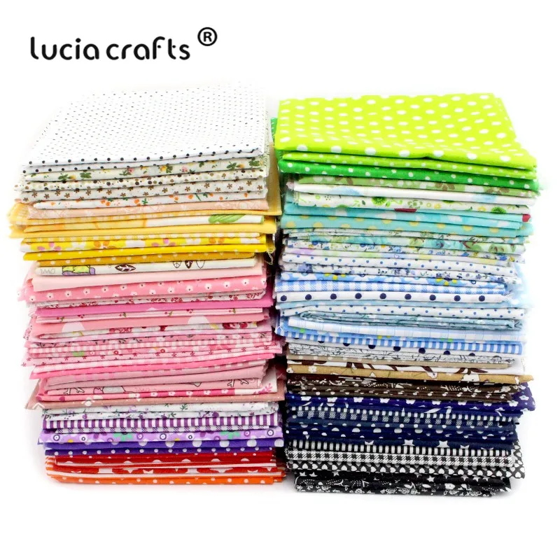 

Lucia crafts 25*25cm cotton fabric patchwork bundle fabrics tilda cloth sewing DIY tecido quilting H0903