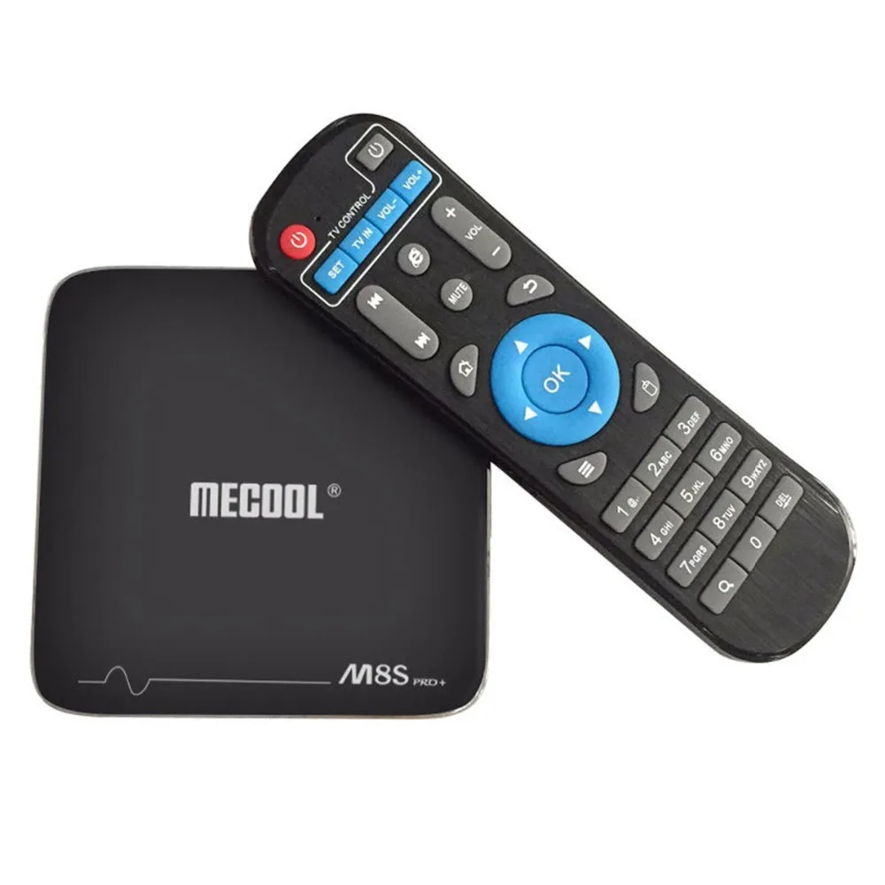 

Mecool M8S Pro plus Smart TV Box Amlogic S905X Quad Core Android 7.1 Set Top Box 2GB/16GB 2.4 GHz WiFi HDMI 4K X 2K Media Player