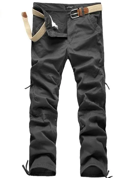 Мужские брюки-карго, Теплые Мешковатые брюки, хлопковые брюки, мужские Свободные повседневные брюки, DL1579