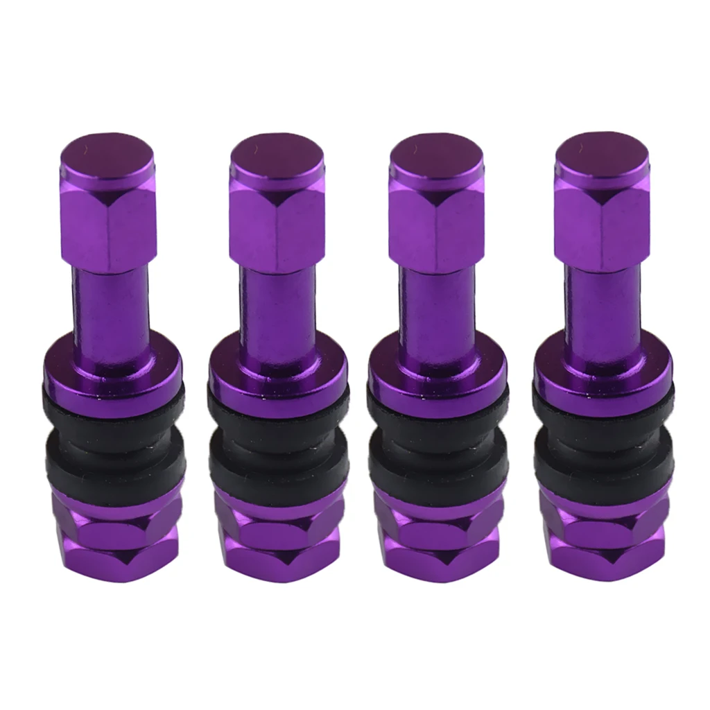4 Pieces TR48E Wheel Rim Tire Valve Stem Car Truck Motorcycle Aluminum Construction Outstanding Heat