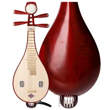 Профессиональный традиционный Liuqin Lignum vitae Liu Qin китайский lute mandolin музыкальный инструмент