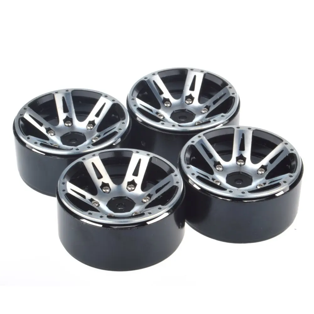 

4PCS RC Crawler Car Metal 1.9" Beadlock Wheel Rim for Axial SCX10 Tamiya CC01 D90 D110 1/10 RC Car