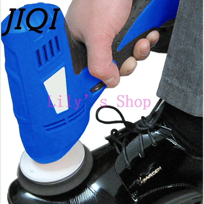 

JIQI Household shoe polisher electric mini hand-held portable Leather Polishing machine polisher shoes cleaning brush cleaner EU