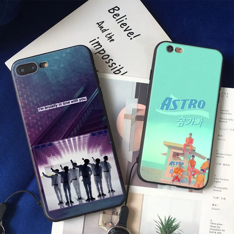 

Astro Kpop boy Band fashion Coque TPU soft silicone Phone Case cover Shell For Apple iPhone 5 5s Se 6 6s 7 8 Plus X XR XS MAX