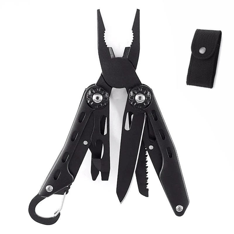 

Multi Plier Stainless Steel 10-in-1 Multi Pocket Tool for Hunting Hiking Camping Outdoor Survival Multitool Knife Folding Pliers