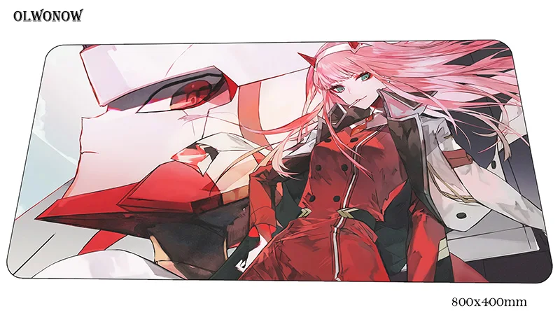 Коврик для мыши darling in the franxx, геймер, 80x40 см, игровой коврик для мыши, крутой коврик для ноутбука, восхитительный коврик для мыши, игры, pc gamer, коврики для геймпада - Цвет: Size 800x400x2mm