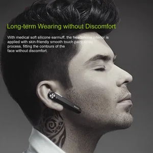 Image 5 - Auriculares Bluetooth inalámbricos Baseus A01, Mini auriculares portátiles De negocios con micrófono para Samsung iPhone