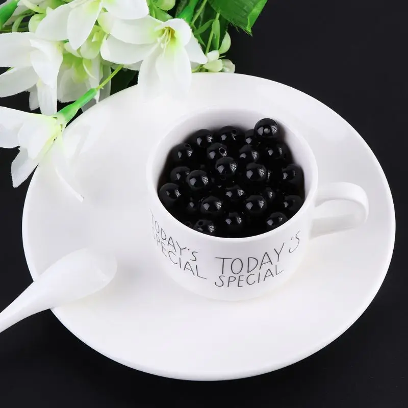 100pcs 3-12mm Black Safety Doll Eyes Sewing Beads For DIY Bear Stuffed Toys Scrapbooking Crafts