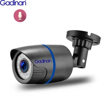 

Gadinan H.265AI Bullet Audio IP Camera 3MP 25Fps Security Camera Outdoor/Indoor Waterproof Home Video Surveillance Onvif POE