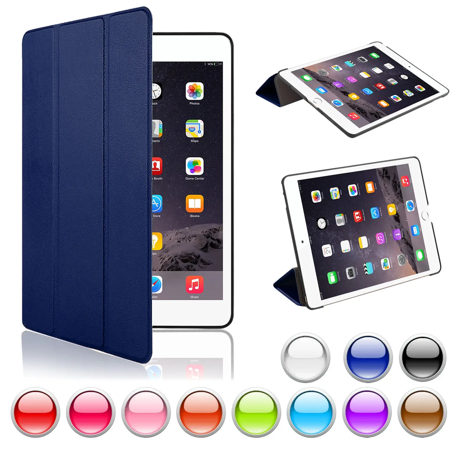 

Case For iPad 2 3 4 Leather Case Protective Smart Stand Flip Cover Case for iPad 2 3 4 New Cover Cases A1396 A1397 A1395