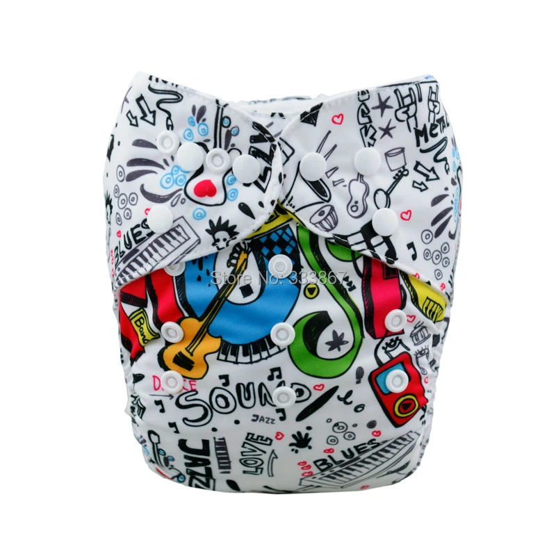 1 Music Gitar Blues Love Melody Rock Star Baby Pocket Cloth Diaper Nappy 1 Insert Reusable Washable Adjustable Cloth Diaper Nappy Diaper Nappycloth Diaper Aliexpress