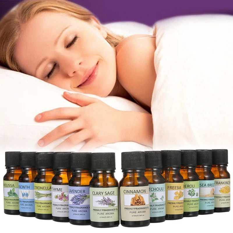 10 мл эфирное масло ароматизатор увлажнитель ароматерапия эфирное масло органическое масло для снятия стресса для тела помогает сну TSLM1