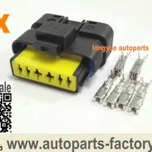 Longyue 2pcs FCI 6 способ женский автомобильный инжектор разъем