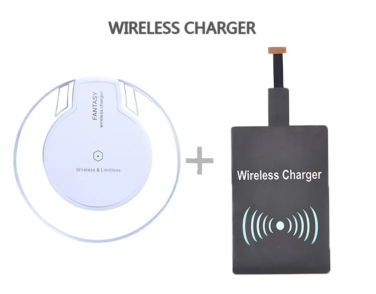 Universal Qi Mobile Wireless Charger with Receiver Pad Coil for Samsung S5 S6 7 Edge Note 7 Quick Charging Adapter Receptor HW05