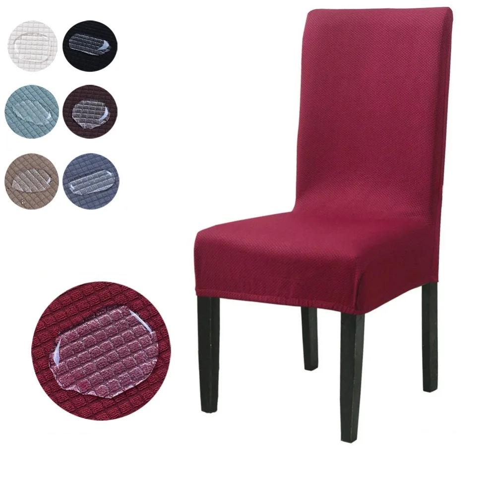 Meijuner المخملية كرسي من القماش غطاء للماء عدم الانزلاق مكافحة القذرة دنة لينة غطاء مقعد ل فندق حزب مأدبة المنزل MJ019