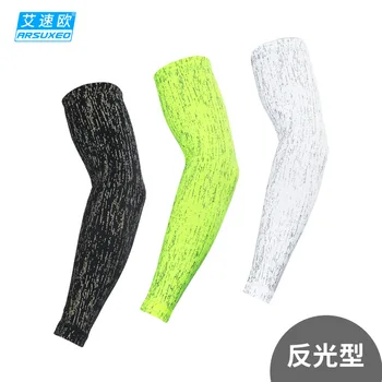 

Arm Warmers Breathable Quick Dry Reflective Anti Sweat Non Slip cuff Men Women mtb Bike Bicycle Riding Sport Elastic Arm Warmers