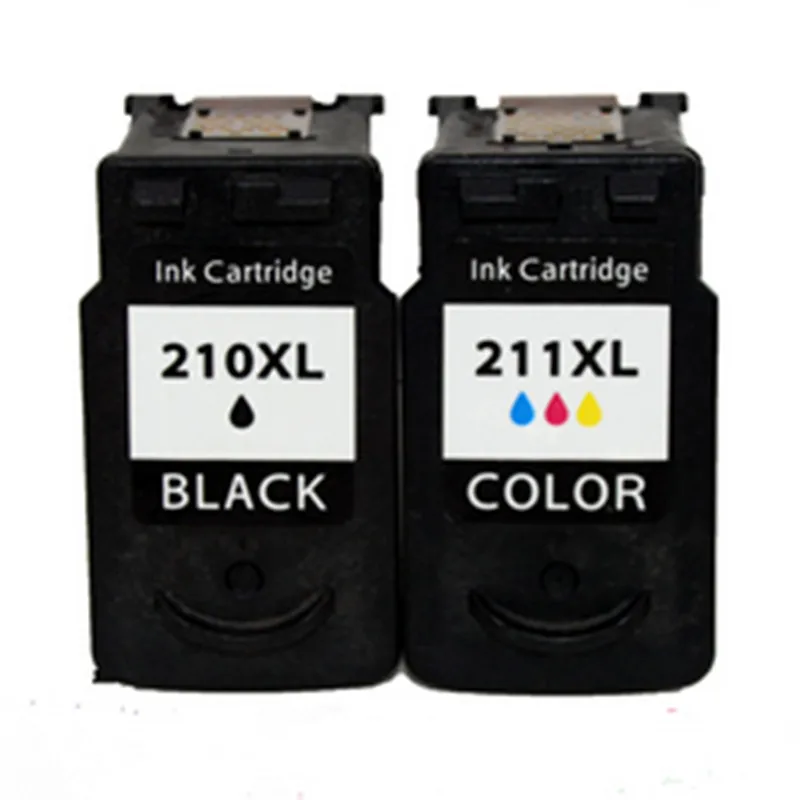 Восстановленные чернильные картриджи для Canon PG 210 XL 210XL PG210 CL 211XL Pixma iP2700 iP2702 MP240 MP250