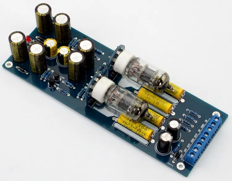 AC12V ( 15W ) 6J1 Vacuum Tube Preamp HiFi Pre amplifier board With LED