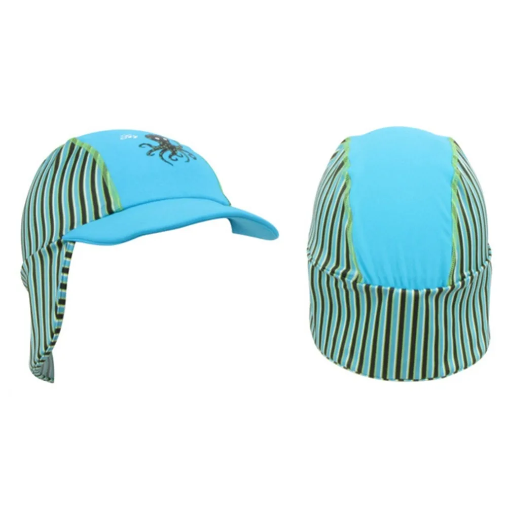 Детская нейлоновая шапочка для плавания с защитой от ушей Защита от УФ уличная одежда для плавания аксессуары для водных видов спорта