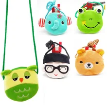 Маленький кошелек для маленьких детей, может быть сумка-мессенджер с изображением животных, супер мягкая плюшевая круглая монета, Сумка с длинной веревкой, игрушки