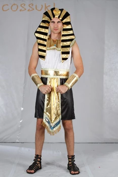 

Halloween Exotic Adult Sexy Men Egyptian Pharaoh Style Suit Cool Cosplay Costume For Stage Performance Or Masquerade Party