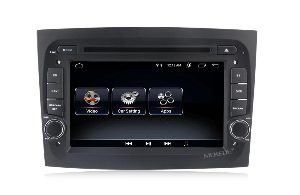 1024x600 HD 1din Android 8,1 автомобильный dvd-плеер gps навигационная система медиа Радио стерео для Fiat Doblo wifi BT+ 16G карта