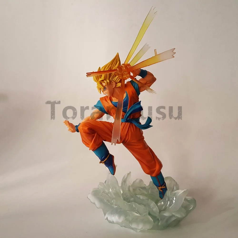 

Dragon Ball Z Goku Super Saiyan Kamehameha Power Up Anime Dragon Ball Super Goku Vegeta Model Toy Figurine DBZ