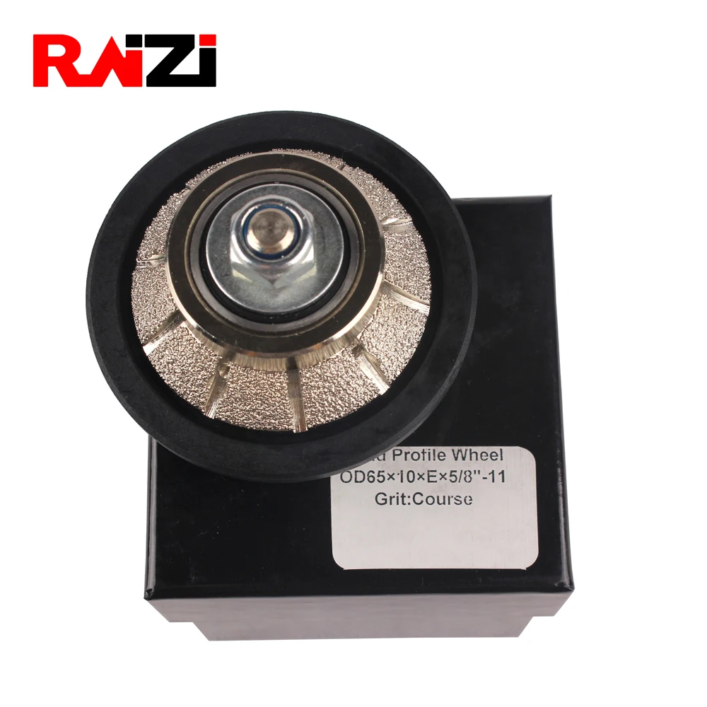 Raizi Vacuum Brazed Hand Profiler Wheel Bevel 5-20 mm Diamond Profile Grinding Wheel For Angle Grinder On Granite Marble Stone Raizi Vacuum Brazed Hand Profiler Wheel Bevel 5-20 mm Diamond Profile Grinding Wheel For Angle Grinder On Granite Marble Stone