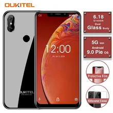 2019 Новый OUKITEL C13 Pro 5G/2,4G WI-FI 6,18 «18:9 2 GB 16 GB Android 9,0 мобильный телефон MT6739 4 ядра 4G LTE смартфон Face ID