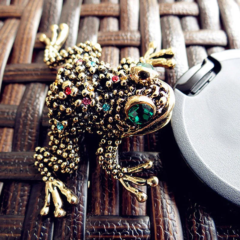 6-frog brooch Broche de rana  Broche de animales animal brooch