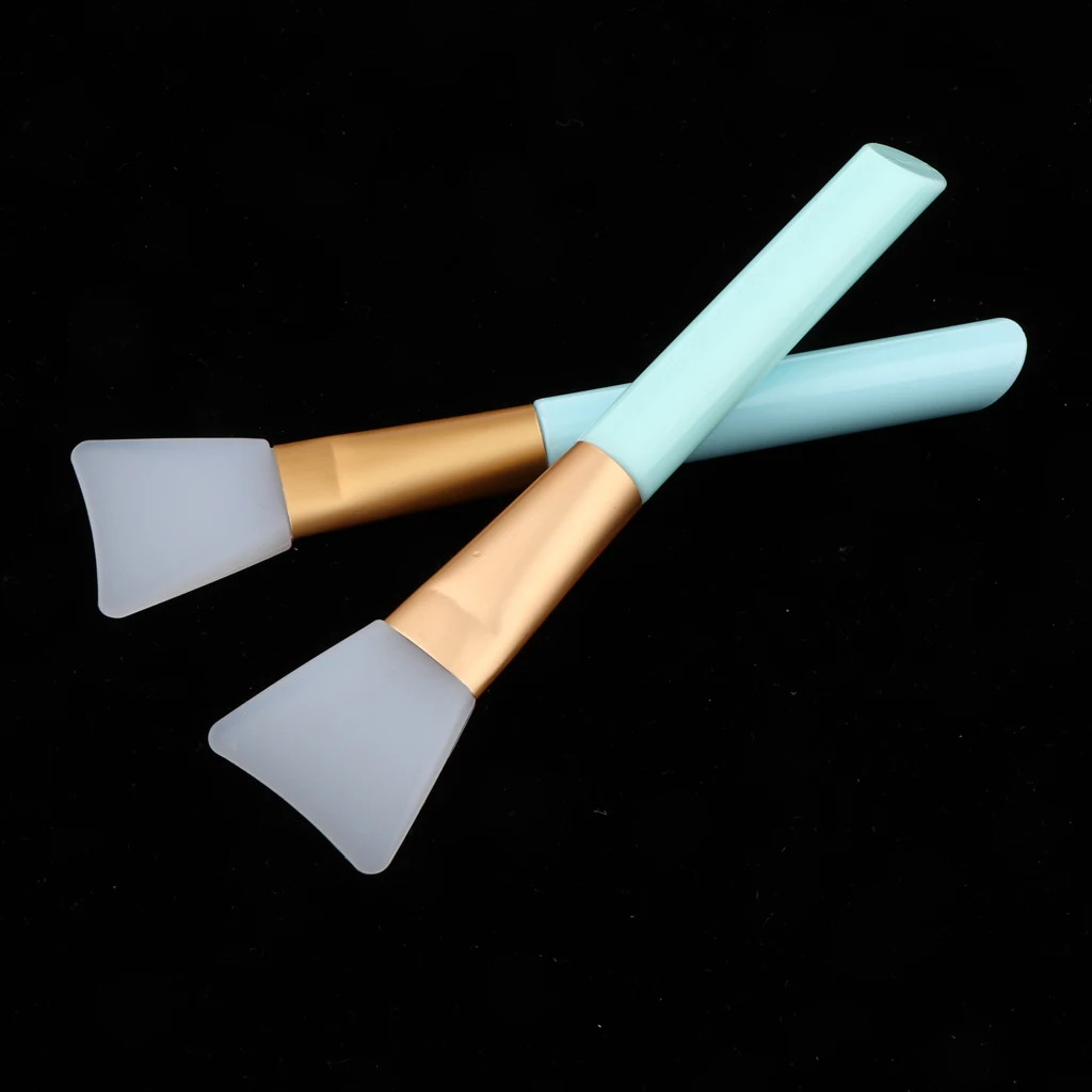 2Pcs Silicone Face Mask Brush Mud,Clay Mask, DIY, Modeling Mask, Hairless Body Lotion, Butter Applicator Tools