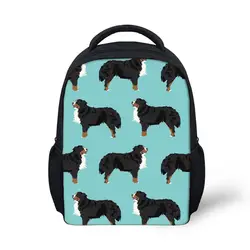 Индивидуальный Детский рюкзак школьные ранцы для мальчиков Bernese Animal Dog печать детская сумка школьная сумка для детского сада