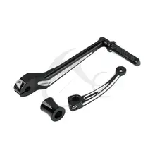 Черный CNC Shifter дорожный рычаг Набор для Harley Touring ультраклассический Softail Bagger FLHTC EFI FLHTI мотоцикл